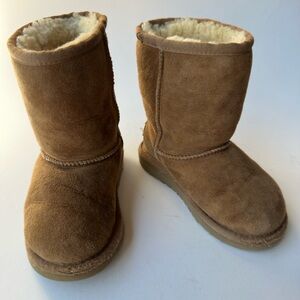 UGG Australia Toddlers Classic Boots 5251T Chestnut Leather Sheepskin Size 9 T